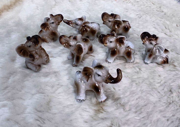 مجسمه کاروان فیل جنس چینی درجه یک