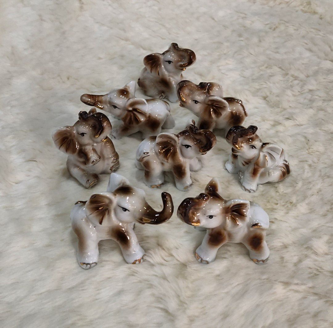 مجسمه کاروان فیل جنس چینی درجه یک