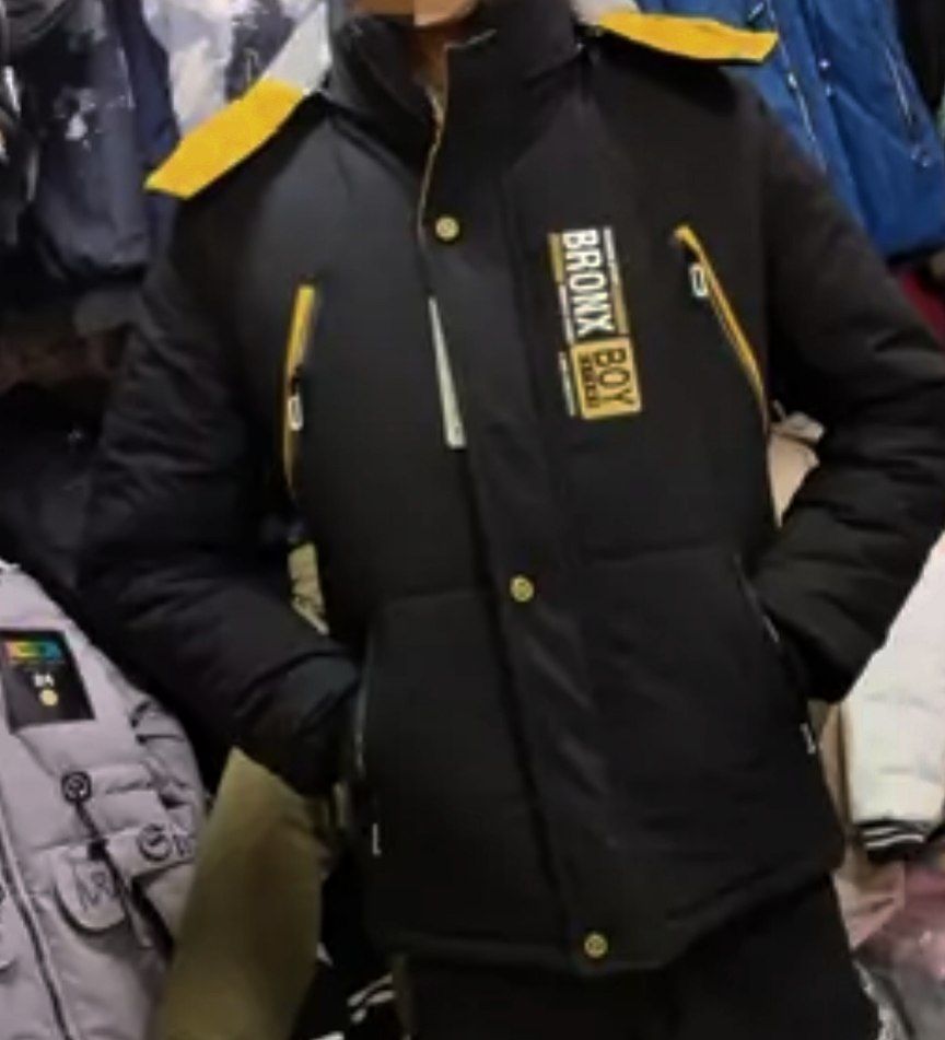 کاپشن پسرانه سورمه ای سایز ۷۵