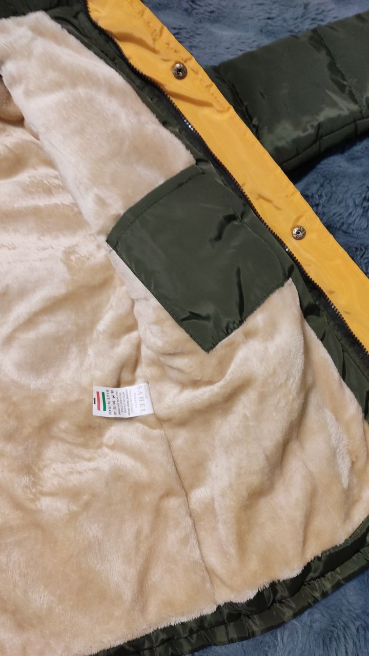 کاپشن پسرانه سورمه ای سایز ۷۵