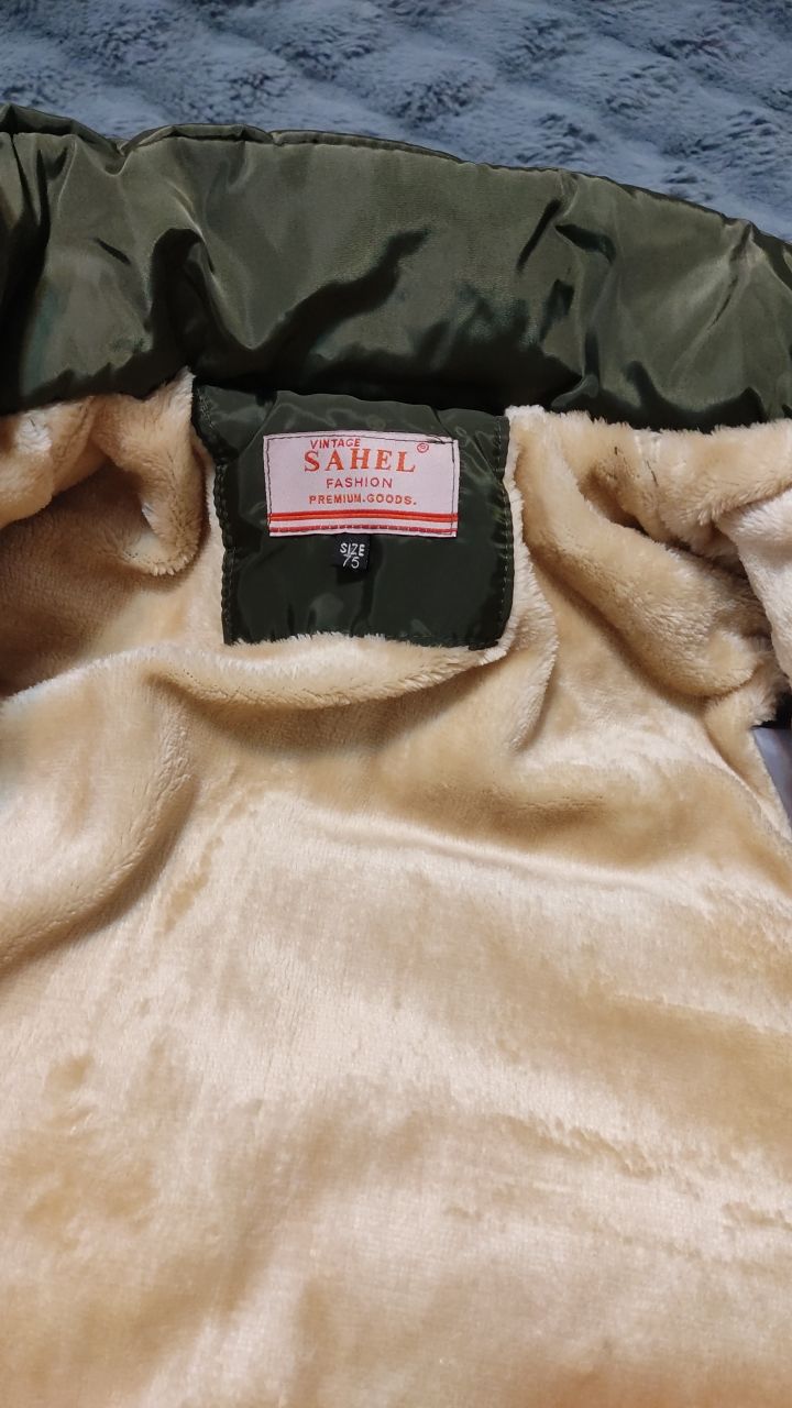 کاپشن پسرانه سورمه ای سایز ۷۵